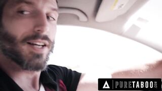 PURE TABOO Despairing Hitchhiker In Trouble Kristen Scott Seduces Escaped Criminal To Save Her Life