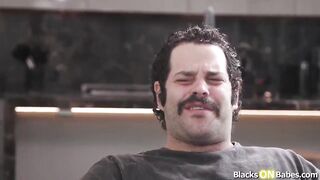 Tiny wife Whitney OC acquiesces to screw a bbc ifo her cuckold spouse.The petite breasts brunette hair gags on his allies large ebony dick previous to that babe gets drilled