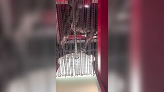 Escort dancing and riding client's dick in motel