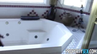 Propertysex Charming Tall Black Real Estate Agent Makes Sex Movie with Homebuyer