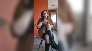 Little teasing whilst smokin' a cigar