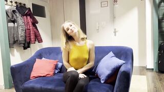 Cute and hot Cindy Fascinating Babe 1st time oral pleasure for porncasting