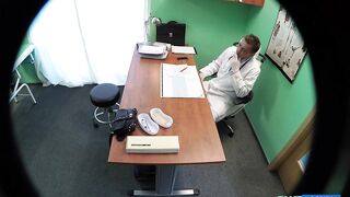 Golden-haired mother I'd like to fuck thinks MY LARGE JOCK will cure her illness - Fake Hospital