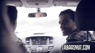 Blond Teen Hitchhiker Gets Double Permeated By 2 Strangers