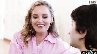 Nasty mother I'd like to fuck stepmother desires to get preggy by her step son