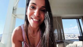 Still excited after trio Danika rides and get pounded from plump large penis hard fast screw and large load