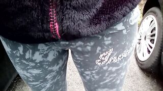 Pee in public parking