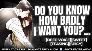 UNFATHOMABLE VOICE ROLE PLAY - Boyfriend Tastes Your Snatch For Dinner - YSF Audio