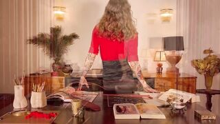 Excited Teacher Giving A Peculiar Supplementary Class