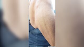 Risky Public Car Masturbation: Large Jock Multiple Cumshots!