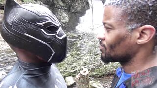 Ebony Panther Bangs and Breeds Taut Ebony Aperture Outdoors