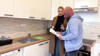 Slutty Blond Real Estate Agent Cheats On Her Spouse With Client