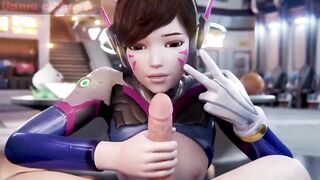 CG Dva Oral and Creampie