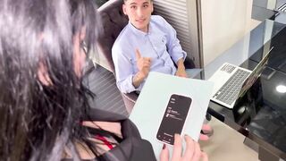 Employee Paying His Mistake With His Large Weenie