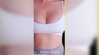 mother I'd like to fuck looks outstanding in sports brassiere