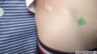 Irish rugby hunk riding hunchback British male