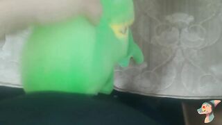 Green dinosaur t-rex