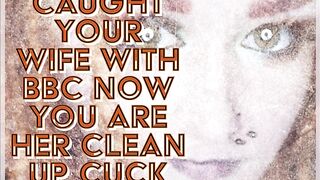 That babe can't live out of the large chunky ebony soaked ones and u get to deal with it now