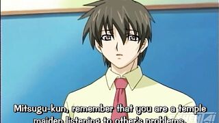 I suck him off and that guy screws me in the midst of class - Uncensored Manga [SUBTITLED]