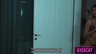 S6E2 Pt2: Step Sister Zlata Shine Come to Share Daybed for three-some Screw with Step Brother and Kisscat