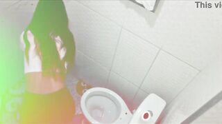 Youthful woman banged in the baths at the party!