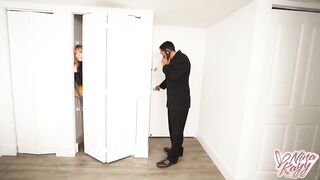 Cheating BBC Bull Screws Blond Nina Kayy As Spy Sara Jay Films It!