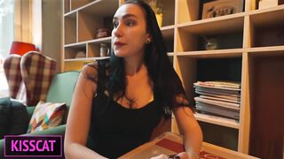 Step mother at Valentine's day shares room Stepson and gets unexpected cum in cunt and throat