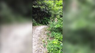 全裸でお散歩～(^^♪