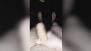 Masturbating stripped outside during a storm, my girlfriend would look hot moist and have a fun this so much