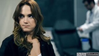 Siri Dahl desires to get preggy. The artificial inseminator fingers her vagina and puts the samples in. Then that guy bangs her making sure it won't fail