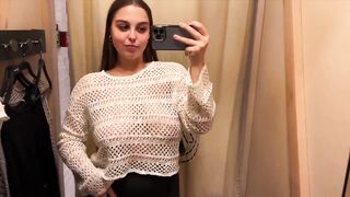 TRY ON HAUL IN ADVANCE OF SCHOOL (YEP..MY TITS ARE REAL!)