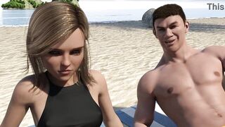 College angel cheats on her boyfriend with 2 ebony boys - Sandy Bay Diaries - Clip 1