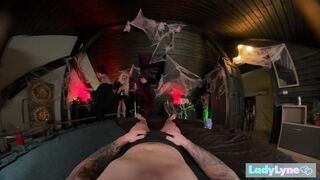 Hocus Pocus with the 3 Witches on Halloween at LadyLyne