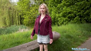 Sexy GOLDEN-HAIRED from Finland Takes the Large D - Public Agent