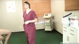 Teen nurse likes bigs ramrods