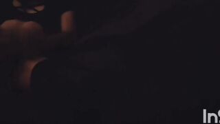 floozy trembles with joy with her sex tool in her butt.