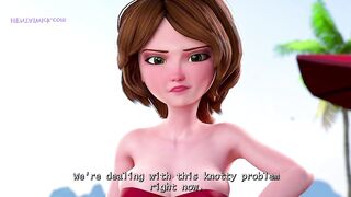 Sex on the Beach with Aunty Cass (Neverseen CG Hentai Porn) Eng Sub, Ultra Quality