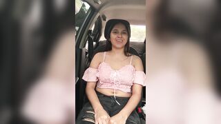 I masturbate my girlfriend on the way to work.