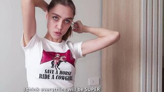 Step Sis gave Me a Fellatio whilst Getting Willing for a Date.