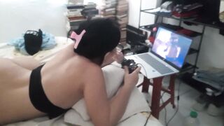 Juego videojuegos xbox game pass mostrando el culo y sexo orsl garganta profunda real amateur homemade latin chick colombiana