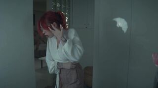 Step Mommy Shares Daybed with Step Son in Hotel – Creampie Shock!