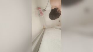 Climax whilst showering and shaving