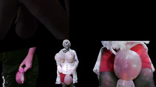 Short Teaser from my Fansly Page - Hucow Real Futa Balls full of CUM for U !