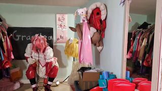 PVC Dress Magical Cutie Madoka Layered and Fastened