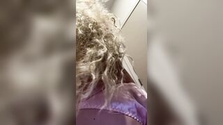 SEXY BLOND TGIRL IN BRASSIERE AND PANTY : SLO MO BOOTY TEASE EDITION