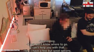 Unshaved Str8 Muscle Runner Gets His Rod Sucked and Body Worshiped for Money