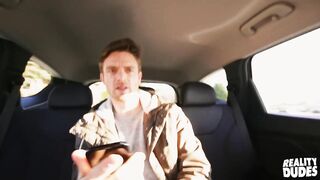 REALITY MALES - Hot Driver Teaches Joey To Please And Gets Rewarded With A Steamy Backseat Facial