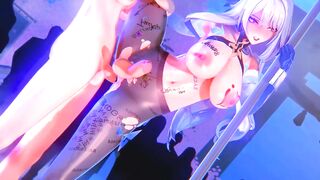 Skirk x Lumine Shemale hentai Sex - Genshin Impact