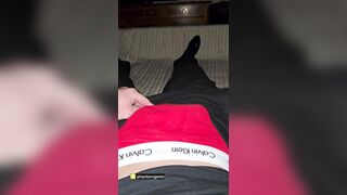 Sexy german dude in red Calvin Klein boxer shorts