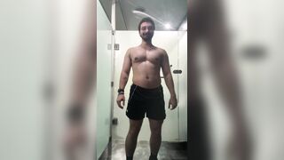 Showing off after chest day